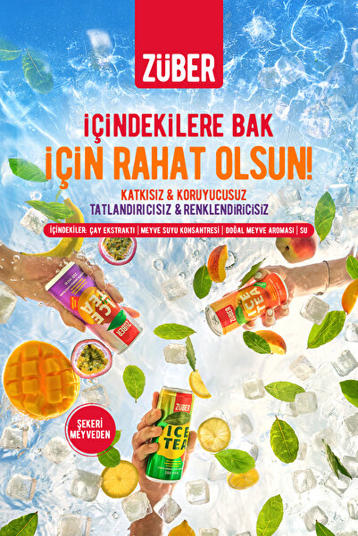 Züber Ice Tea Tropik Meyve 250ml X 12 Adet