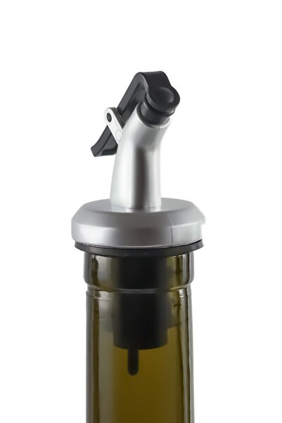 TheBRo 12 Pieces Gray Bottle Pourer, Sippy-Free Serving Apparatus, Bottle Tip with Lid, Serving Apparatus