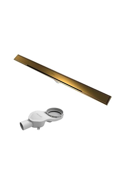 Hüppe Galata A Duş Kanalı Yandan Çıkışlı, 60cm, Parlak Altın, 47H00210000PA014