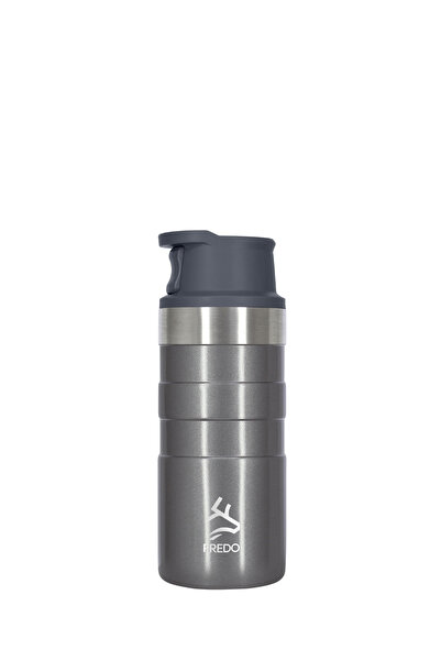 FREDO Comfort Therm Stainless Steel Metallic Gray Thermos Cup, Mug 350ml