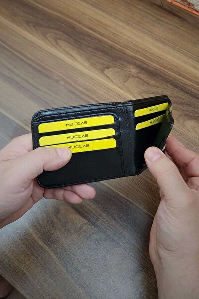 VANİLLA COLLECTİON Wallet & Card Holder |   Vegan Leather |   10 Card Pockets |   Modern Minimalist Design |   Black Color