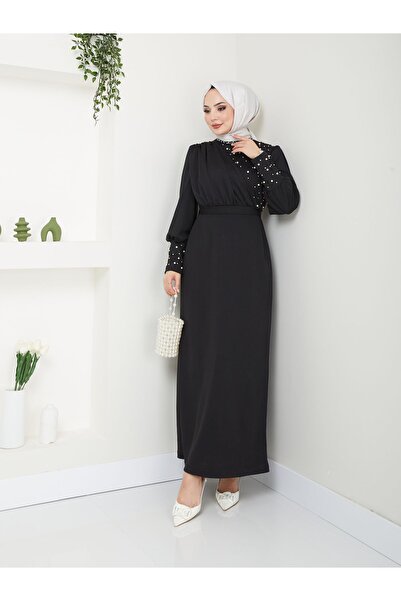 Kirazgym Detailní perlové šaty pro zvláštní příležitosti