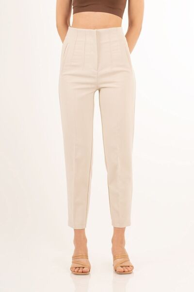 Kirazgym Γυναικείο υφασμάτινο παντελόνι με κολάν