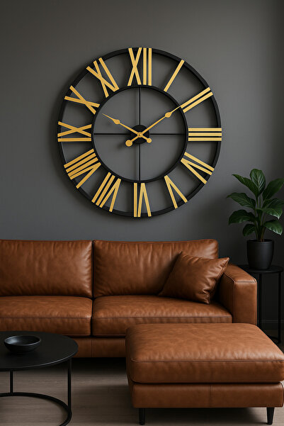 Ex Machine Industry Metal Büyük Duvar Saati Mutfak Çiftlik Evi Modern Saatler...