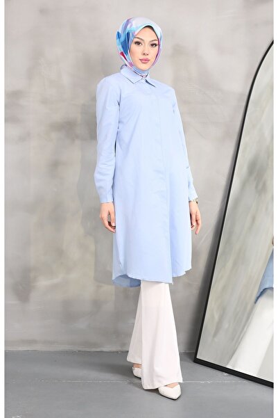 Kirazgym Hosszú ing tunika poplin szövetből