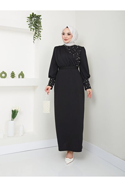 Kirazgym Detailní perlové šaty pro zvláštní příležitosti