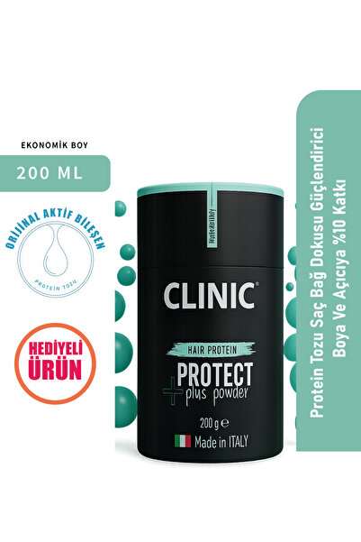 CLINIC PYROO مسحوق بروتين لتقوية نسيج الشعر - 10% إضافة للصبغة والتفتيح - 200...