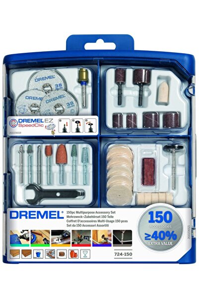 Dremel S724 Aksesuar Seti 150 Parça
