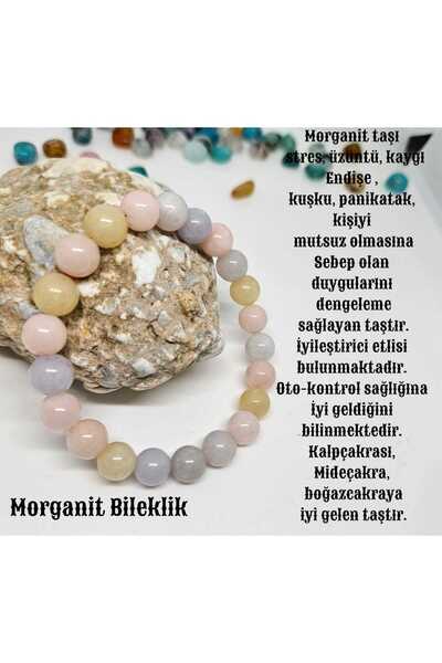 doğaltaşboncukişleri Morganite Bracelet