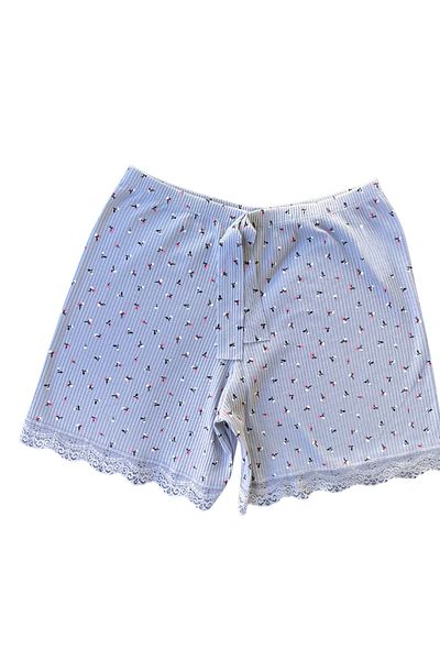 BUTİK1AVM Pantaloni scurți de pijama pentru femei Boxer Bumbac Ultra elastic Confortabil Model de țesătură