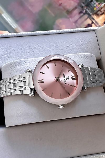 Daniel Klein الأصلي خمر المرأة ساعة اليد Rosegold اللون الصلب سوار السوار