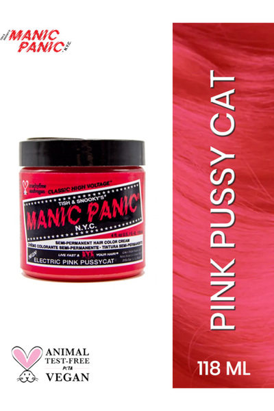 Manic Panic PUSSYCAT PINK® - Classıc Hıgh Voltage® SAÇ BOYASI 118 ML