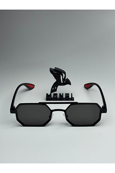 MONAL نظارات شمسية رافائيل سوداء بإطار أسود 50 إيكارتنان
