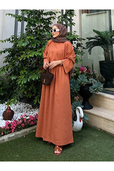 Moda Lippa Organic Şile Cloth Cinnamon Skirt Set