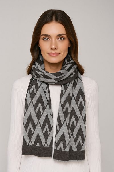 Sebir Moda V Patterned Knitwear Scarf
