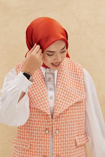 Silk Home Απλό γυαλιστερό κασκόλ 75006-35