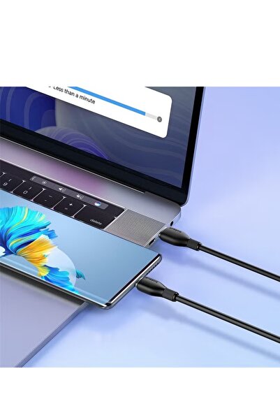 Baseus كابل شاحن USB C إلى USB C بقوة 100 وات [1.2 متر 5 أمبير]، كابل شحن سريع من النوع C متوافق مع iPhone 15