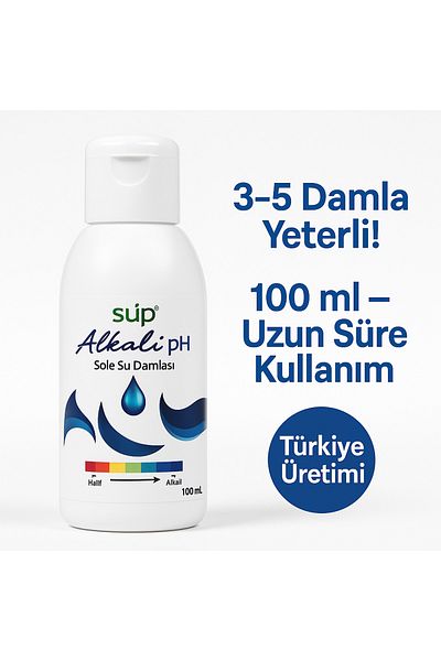 SUP Alkaline Water Drop 100 ml – Concentrated Supplement Providing Water Ph Support