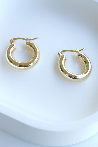 Leo'Stone New Season Classic Hoop Model Women's Earrings