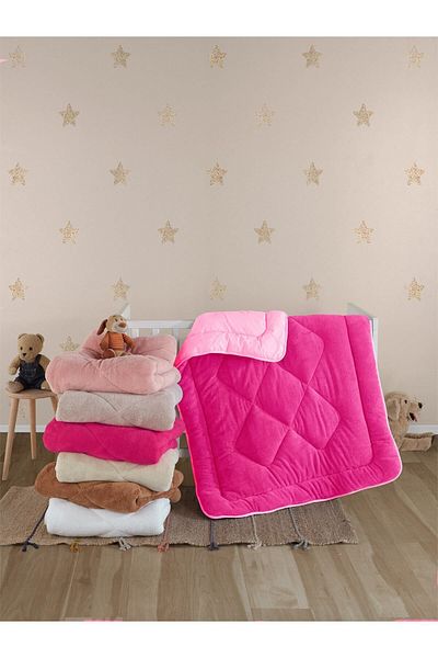 NANOSOFT Welsoft Baby Quilt-fuchsia