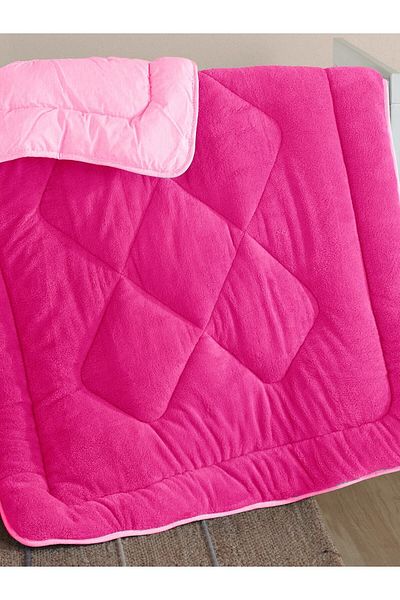 NANOSOFT Welsoft Baby Quilt-fuchsia