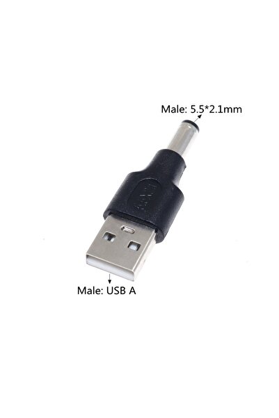 Choice محول طاقة DC MTO USB M USB ذكر أنثى إلى DC ذكر أنثى DC 5.5 * 2.1 مم، قابس 5 فولت، محول شحن