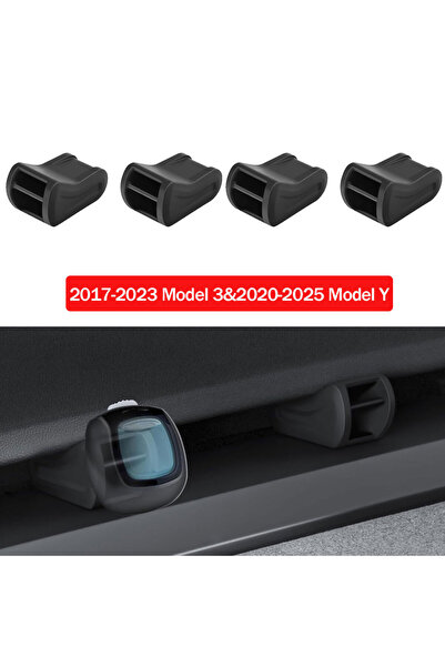 Choice محول معطر جو W مكون من 4 قطع مصمم خصيصًا لفتحات تهوية سيارات تسلا مودي...