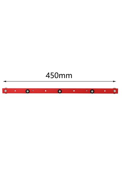 toohr 1pcs 450mm Red 1pc 300/450mm Aluminium Alloy Miter Bar Slider Table Saw Miter Gauge Rod For Table Sa