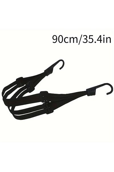 Choice 90cm 1pc Motorcycle Elastic Suitcase With Safety Hook-versatile Helmet Mesh Gear Transport Durable A