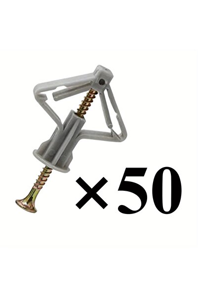 Choice ٥٠ مجموعة من مثبتات التمدد المصنوعة من النايلون الرمادي على شكل فراشة،...