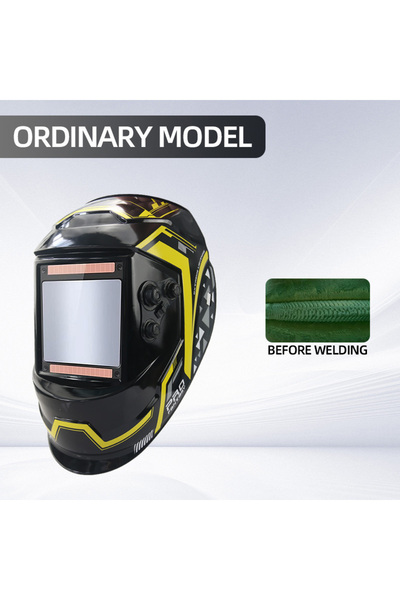 Choice مستشعر قوس Big View Eara 4 أسود DIN5-DIN13 تعتيم تلقائي يعمل بالطاقة الشمسية TIG MIG طحن لحام بالألوان الحقيقية