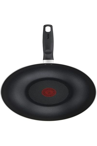 Chefline Die Cast Aluminium Wok Pan with Lid, 28 cm, KSCG28