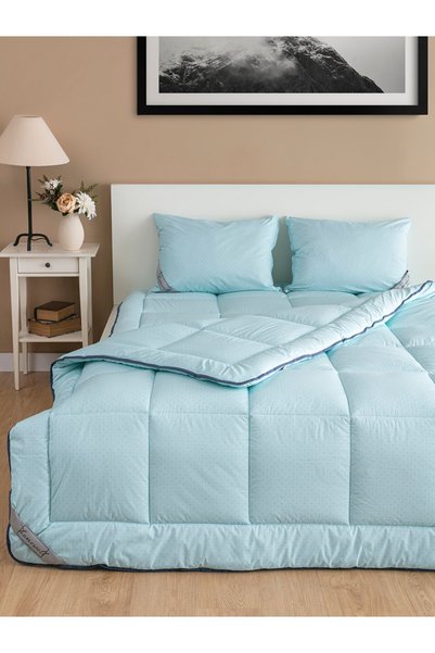 homewell %100 SAF BAMBU HİPOALERJENİK ÇİFT KİŞİLİK UYKU SETİ MİNT