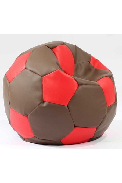 Pufrelax Telstar XXL Ball Armchair, Material: Eco-leather - Chocolate Strawberries