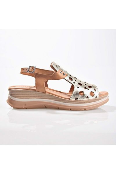 Zeyn 8065 Women's Genuine Leather Sandals
