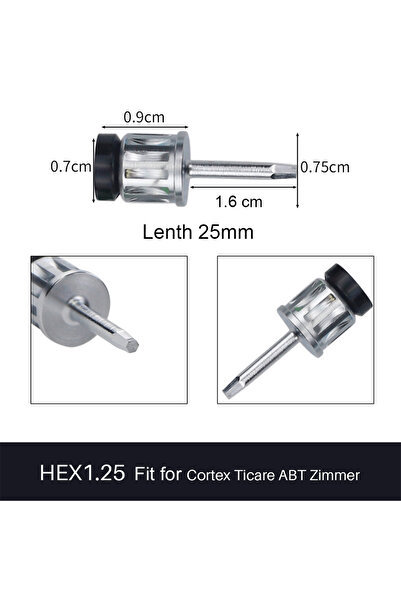 Choice10 BA1.25-25 Dental Implant Restoration Tool Kit Dental Tool Box Dental...
