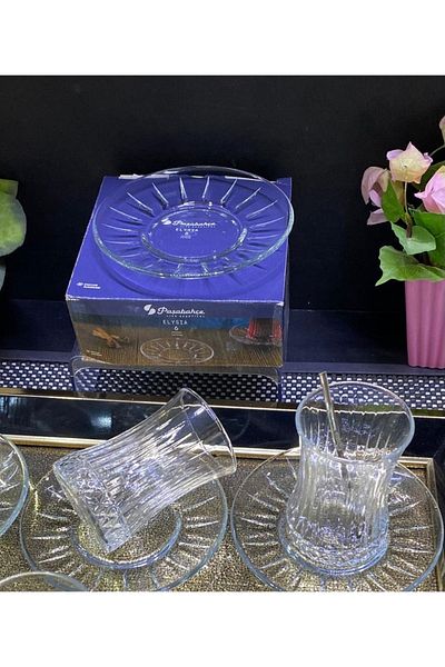 Paşabahçe 54731 Elysia 6-Piece Tea Plate