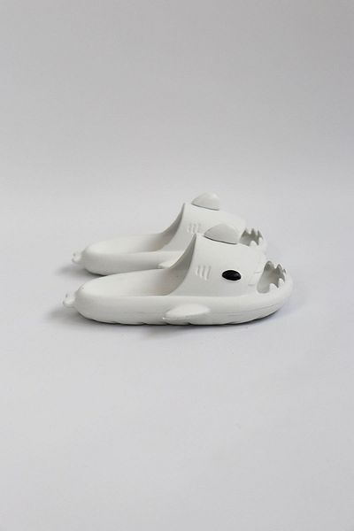Lavish Gold Wg500 Shark White Unisex Full Orthopedic Slippers Shark Slides Children