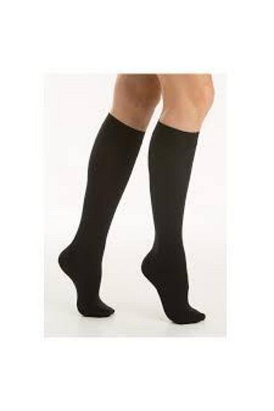 ORLEX Black Below Knee Medium Pressure (Ccl2 - 23-32 Mmhg) Closed Toe Compression Stockings