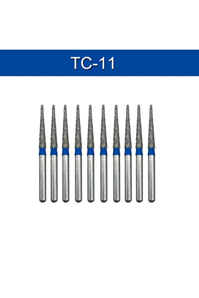 Choice 10 قطع TC-11 10 قطع Tomenty Dental Diamond Burs FG Drills قطر 1.6 مم ك...