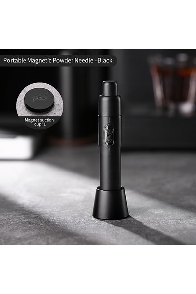 Choice Black-b Style Bincoo Portable Coffee Cloth Powder Needle Dispenser With Retractable Magnetic Needle