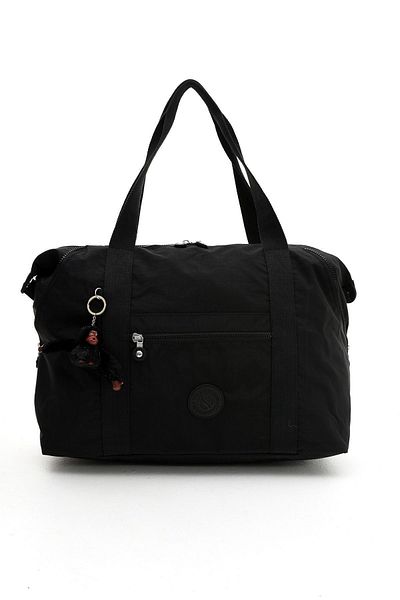 Sanmorris Geantă de umăr și mană unisex Black Crinkle - Rezistenta la apa