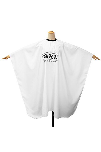 Choice قماش حلاقة أبيض قابل للتعديل لقص الشعر، مريلة تصفيف الشعر مضادة للكهرباء الساكنة، رداء حلاقة مقاوم للماء