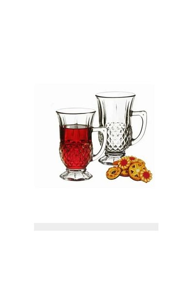 Paşabahçe 55671 Istanbul 6-Piece Footed Tea Cup 150 Cc