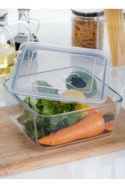 ACAR Ysh-012133 Olivya Square Vacuum Storage Container - 2.7 Lt