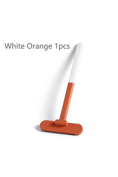 Choice White Orange 1 Multifunctional Long Handled Window Brush, Wet And Dry Dual-usecleaning Brush,glass B