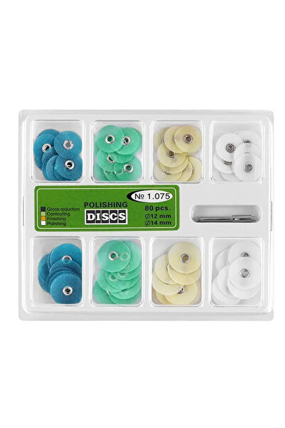 Choice 80 قطعة 40 قطعة/صندوق أقراص تلميع الأسنان قرص تلميع مركب الأسنان لتقلي...