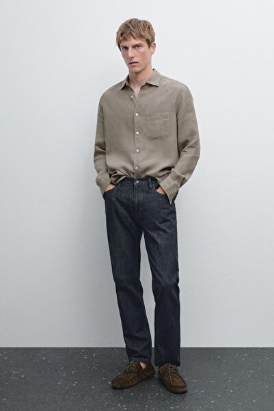 Massimo Dutti Cep detaylı regular fit gömlek