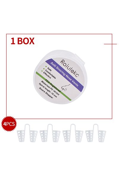 Choice 1 Box R-017 1/4/12pcs/set Snoring Solution Anti Snoring Devices Snore Stopper Nose Vents Nasal Dilat