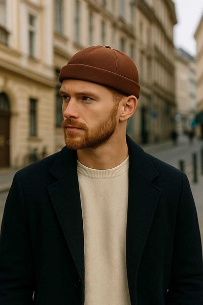 GONCA ŞAPKA 100% Cotton Docker Without Sipper Hat